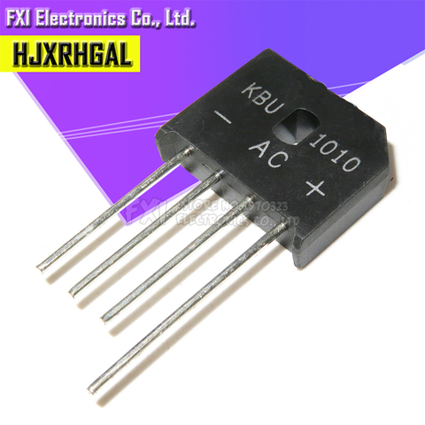 10 piezas KBU1010 KBU-1010 10A 1000 V de puente de diodo rect nuevo original ► Foto 1/3
