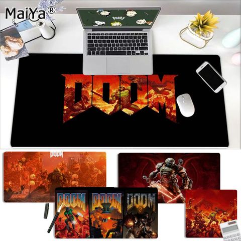 Maiya Vintage genial DOOM juego jugador jugar alfombrillas, esterilla para ratón envío gratis ratón Pad de escritorio Mat ► Foto 1/6