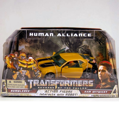 Transformadores humanos alianza coche Robot juguete de Autobots V Bumblebee La Venganza de los Caídos Sam Witwicky acción colecciones de figuras ► Foto 1/1