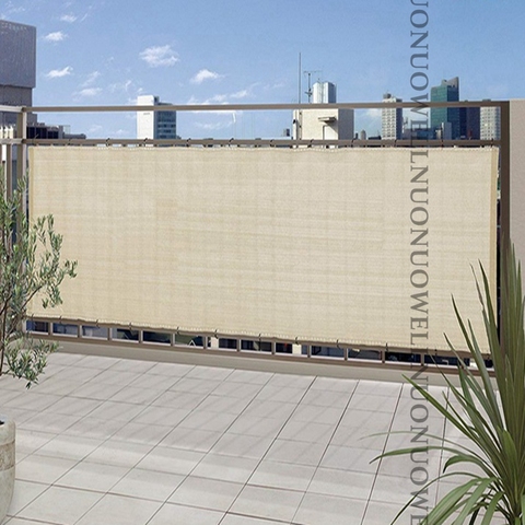 Malla de protección solar para Hotel, sombrilla de seguridad de 80x18, 0/270/360cm, color Beige, Anti-UV, para Villa, balcón, vallas de seguridad, 7 años de vida ► Foto 1/6