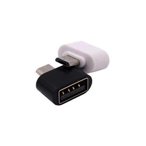 1 Uds Cable Mini OTG Adaptador USB OTG Micro USB 2,0 a USB Convertidor para Android Tablet PC ► Foto 1/4