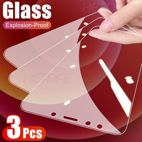 Protector de pantalla de vidrio templado para Xiaomi, Protector de pantalla de vidrio templado para Xiaomi Redmi Note 4 5 6 Pro 4X 5A Redmi 5 Plus 6 K30 Pro 6A 5A 4A Go S2 K20, 3 uds. ► Foto 1/6