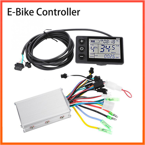 Controlador de bicicleta eléctrica, 24V/36V/48V, 250W/350W con pantalla LCD, velocidad para Motor BLDC, accesorios para bicicleta eléctrica ► Foto 1/6