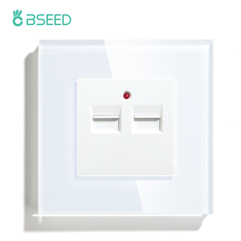 BSEED-Panel doble dorada y blanca, toma de pared USB doble, 86mm, envío gratis ► Foto 1/6