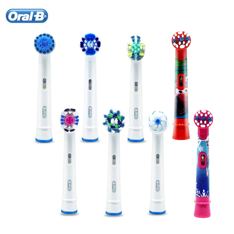 Cabezales de repuesto para cepillo de dientes Oral B, eléctrico, 3D, limpieza precisa, color blanco, para adultos y niños, Cuidado Oral, 4 Uds. ► Foto 1/6