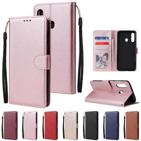 Flip estuche de cuero para Samsung Galaxy A01 A11 A21 A31 A41 A51 A71 A81 A91 A10/A20/A30/A40/A50/A70 S A70 E A12 A32 A42 ► Foto 1/6