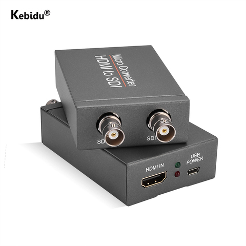 Adaptador de transmisión de 2 canales para cámara, adaptador de salida HD compatible con SDI 3G-SDI/HD-SDI DC 5V 1080P HDMI ► Foto 1/6