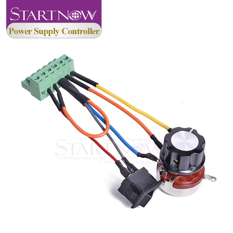 Startnow-Kit de prueba DIY para ajustar la fuente de alimentación láser, ajustador de resistencia con perilla y combinaciones de interruptores para máquina láser CO2 ► Foto 1/6