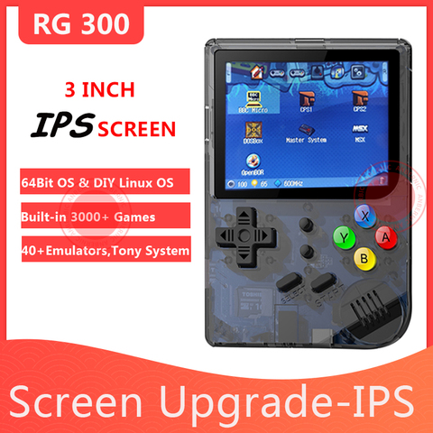 Comprar Online Anbernic Nuevo 3 Pulgadas Ips Pantalla Retro Juego 300 Tony Sistema Video Juego Rg 300 16g Ps1 64 Bits Reproductor De Juegos Portatil Rg300 Alitools