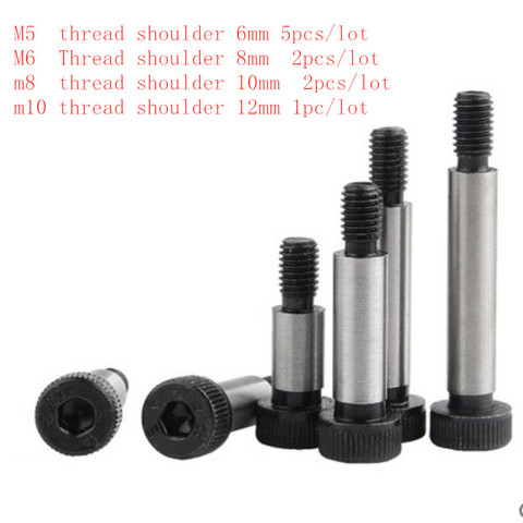 Tornillo hexagonal de acero de grado 12,9, cabeza de portalámparas, rodillo para hombro, rodamiento, Perno de alta resistencia a la tracción, M5, M6, M8, M10, 6, 8, 10, 12mm ► Foto 1/3