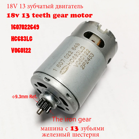 GSR18-2-LI-Motor de CC ONPO de 18V, destornillador eléctrico de 13 dientes 1607022649 HC683LG para BOSCH 3601JB7300, piezas de repuesto ► Foto 1/6