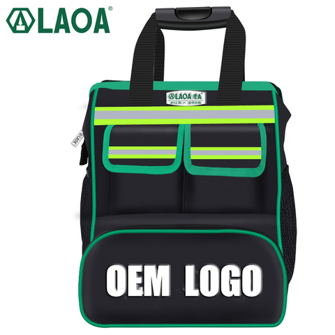 LAOA Tools-bolso de hombro con tira reflectante, 600D/1680D, kit de herramientas gruesas ► Foto 1/6