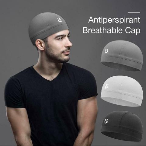 Casco de malla transpirable para ciclismo, gorros interiores antisudor, para carreras, esquí, bajo, gorras con forro interior ► Foto 1/6