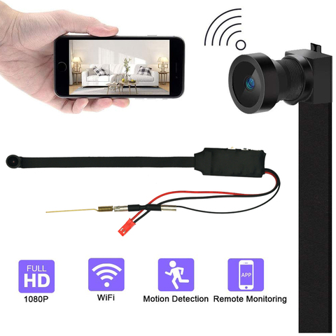 Minicámara gran angular portátil de 1080P, WIFI, CCTV, Micro videocámara P2P inalámbrica, módulo de 2MP, videocámara de seguridad, red CCTV Sur ► Foto 1/6