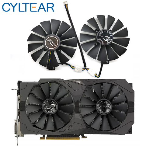 95MM T129215SM 0.25AMP gráficos/tarjeta de Video ventilador para ASUS DUAL RX580 O8G ventilador de enfriamiento de la tarjeta gráfica ► Foto 1/6