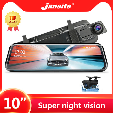 Jansite-cámara frontal/trasera con pantalla táctil de 10 