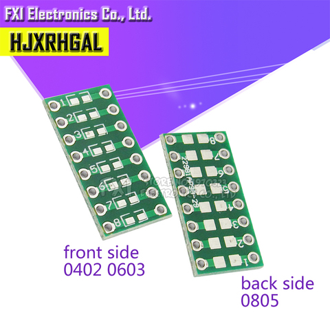 10 Uds 0805 0603 0402 a placa de transferencia DIP Pin Board adaptador de paso keysets igmopnrq ► Foto 1/2