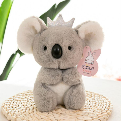 Animales de peluche de 20cm para niños, juguete de Koala, conejo, elefante, Folivora, hámsters, relleno de animales, regalo de cumpleaños o Navidad ► Foto 1/6