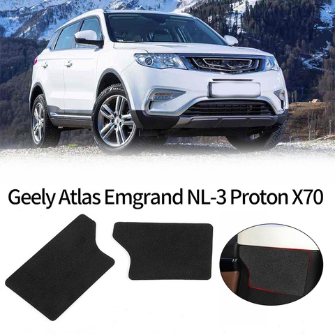 Para cinturón de seguridad de coche Protector antiarañazos guardia etiqueta pegatinas para Geely Atlas Emgrand NL-3 protones X70 2016-2022 ► Foto 1/6