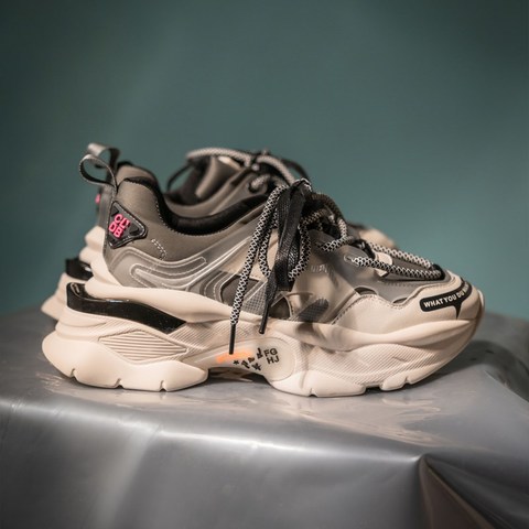 Zapatillas de deporte gruesas para mujer, zapatos vulcanizados con plataforma, informales, de marca, 2022 ► Foto 1/6