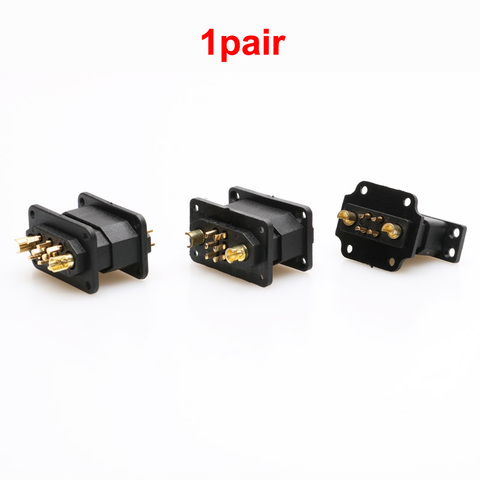 Conector de liberación rápida para Dron de control remoto, 1 par de 4 pines/6 pines/8 pines/9 pines, enchufe macho y hembra para modelo de avión ► Foto 1/6