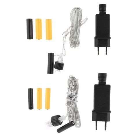 Recambio de Eliminador de batería AA y AAA, Cable de batería para luz LED de Radio, 2x, 3x, AA ► Foto 1/6