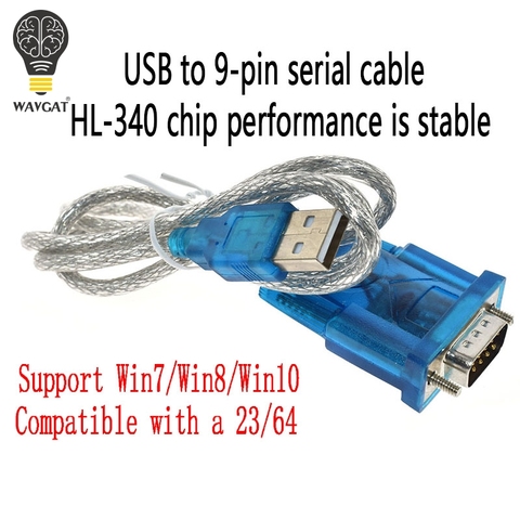 HL-340 USB a puerto RS232 COM Serial PDA 9 pin DB9, adaptador de Cable compatible con Windows7 64 ► Foto 1/6