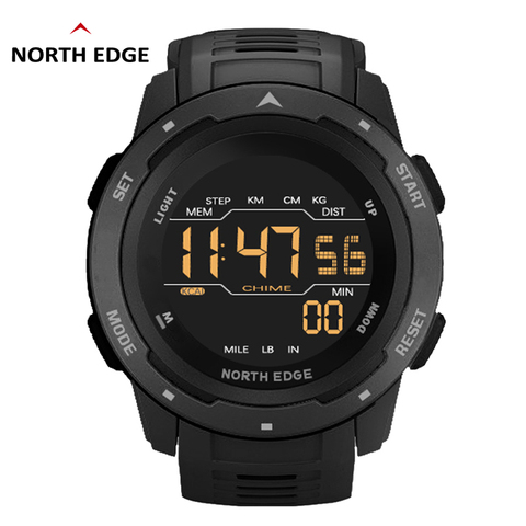 NORTH EDGE-reloj Digital militar para hombre, cronógrafo deportivo para correr, natación, resistente al agua hasta 50M, electrónico ► Foto 1/6