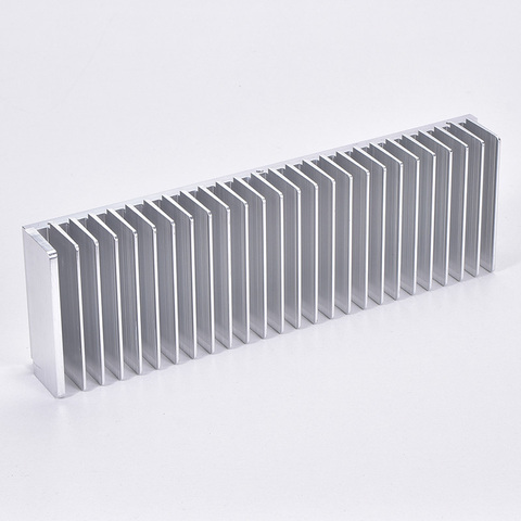 Disipador de calor de aluminio, 1 Uds., plateado, 263x40x80MM, nuevo ► Foto 1/5