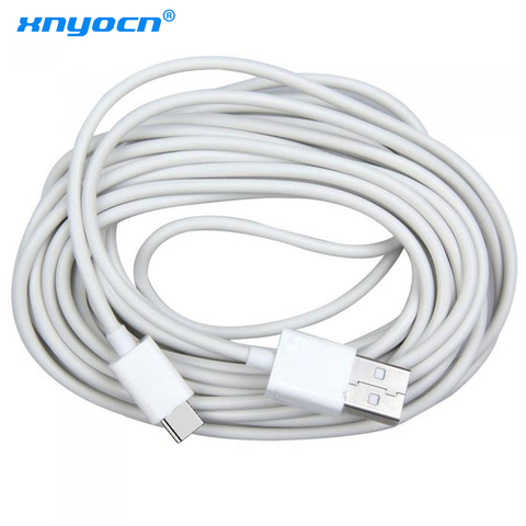 Xnyocn-Cable USB tipo C de 5M de largo, USB-C de carga rápida para Samsung S10, Huawei, Xiaomi Mi 9, Oneplus 6t, cargador USBC ► Foto 1/6