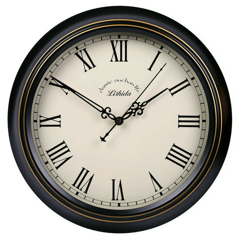 Reloj De pared silencioso Retro grande para sala De estar, elegante, creativo, nórdico, para decoración del hogar, Ideas FZ646 ► Foto 1/6