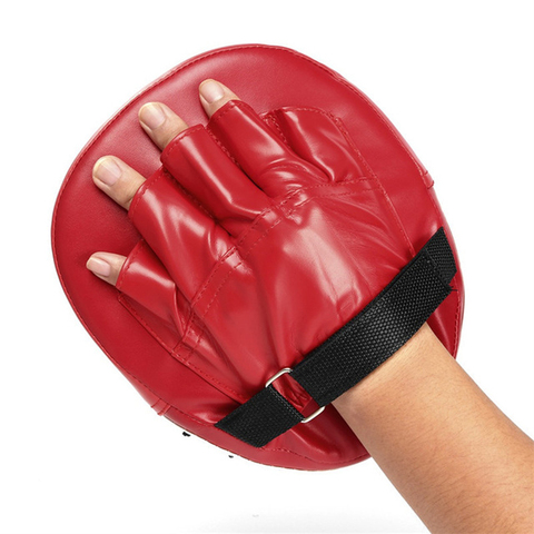 Guantes de boxeo/manoplas para Muay Thai, Kick Boxer MMA, almohadilla de espuma sintética para entrenamiento, kárate, color negro y rojo ► Foto 1/6