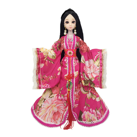 Muñeca antigua de 12 articulaciones móviles para niñas, pendiente de muñeca de princesa de corte de estilo chino Retro, juguete para niñas ► Foto 1/6