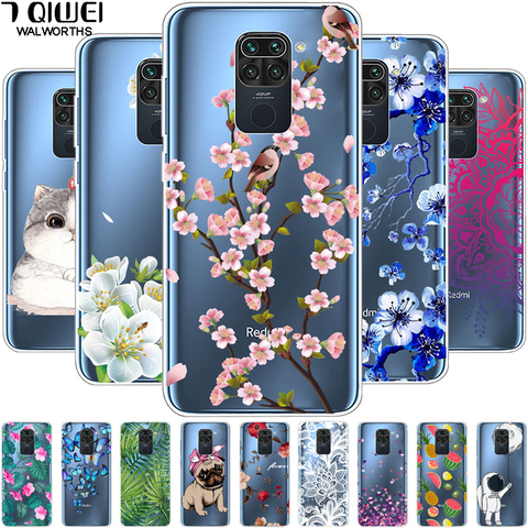 Funda de silicona para Xiaomi Redmi Note 9S, carcasa transparente de TPU suave, Redmi 9, Note 9 ► Foto 1/6