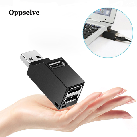 HUB USB 3,0 con adaptador de carga OTG para ordenador portátil Macbook, USB con multipuerto de alimentación para iPhone, Xiaomi, Samsung, PC Hub extensor, 3 puertos ► Foto 1/6