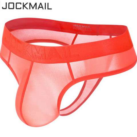 Sexy de seda de hielo hombres bikini ropa interior tanga de Hombres g cadena suspensorio homme escritos de los hombres de hombre sexy bolsa bragas de encaje tanga hombre ► Foto 1/6