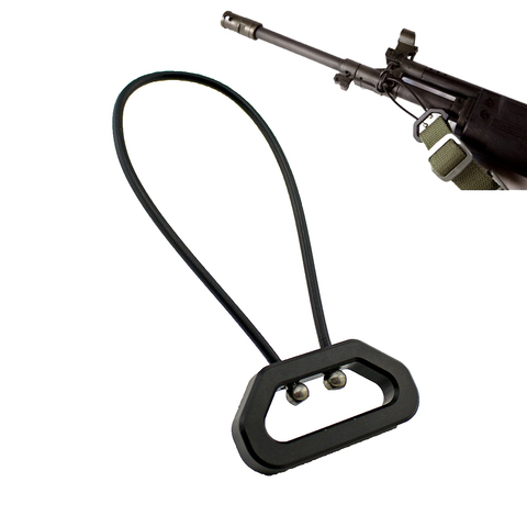 Bucle de alambre táctico Universal, adaptador de bucle de alambre de 3,25 pulgadas, accesorio cabestrillo versátil para pistolas de mano de Rifle, accesorios para escopeta ► Foto 1/6