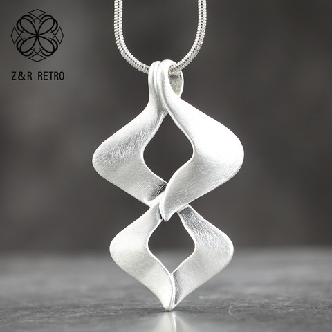 Collares con colgante geométrico para mujer, cadena de cuerda, joyería hecha a mano, accesorios de Jersey, venta al por mayor ► Foto 1/6