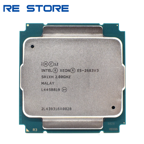 Intel-procesador Intel Xeon E5 2683 V3 SR1XH, 2,0 GHz, 14 núcleos, 35M, LGA2011-3, E5 2683V3 ► Foto 1/2