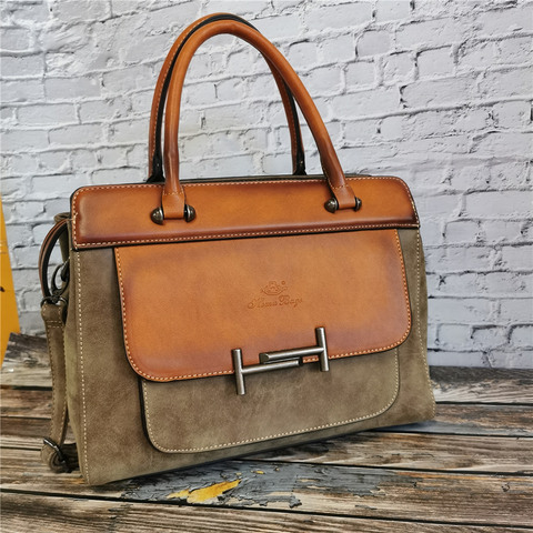 Bolso clásico de lujo de cuero para mujer, cartera de mano Vintage de diseñador, de hombro, de gran capacidad, 2022 ► Foto 1/6