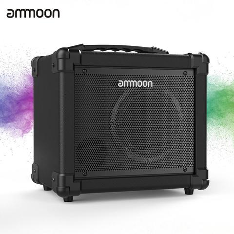 Ammoon-Amplificador de guitarra eléctrica GA-10, 10W, altavoz Amp BT, compatible con modos de limpieza/distorsión, ganancia AUX, graves y agudos, Control de volumen ► Foto 1/6