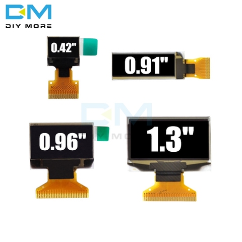 Pantalla LCD OLED para Arduino, módulo de pantalla LCD de 0,42 pulgadas, 0,91, 0,96, 1,3, 0,42 pulgadas, azul y blanco, módulo OLED de 0,91 '', 0,96'' y 1,3'' ► Foto 1/5