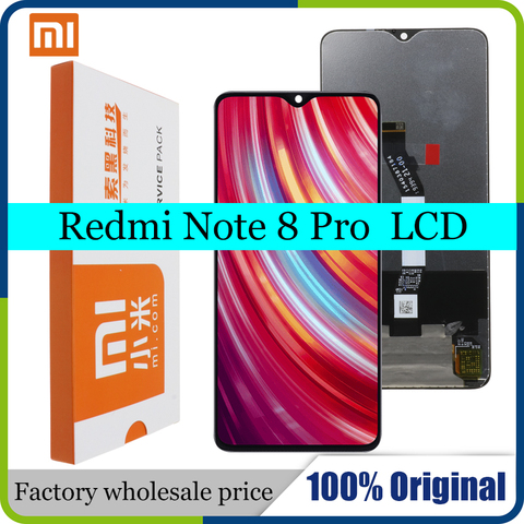 Pantalla LCD 100% Original de 6,53 pulgadas para Xiaomi Redmi Note 8 Pro M1906G7T M1906G7G, pantalla LCD de montaje de digitalizador con reemplazo de pantalla táctil ► Foto 1/5