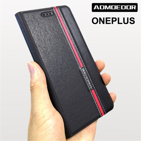 Oneplus-Funda de cuero para Oneplus 3 3T 5 5T 6 6T 7T 8 Pro Nord N10 N100, funda con tapa para One Plus 1 + 8T 7 6T 5T, fundas traseras estilo billetera con soporte ► Foto 1/6