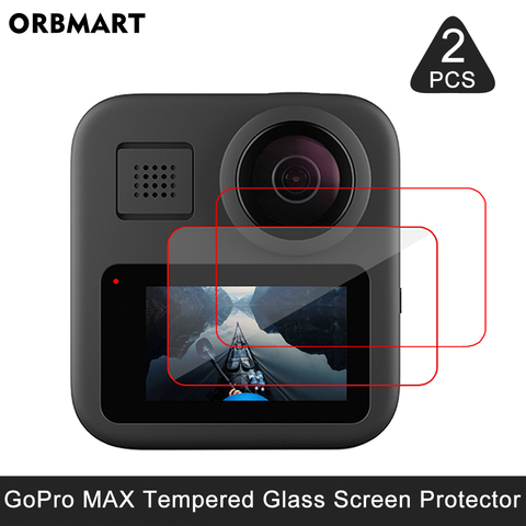 Protector de pantalla de vidrio templado para GoPro MAX, película protectora para Go Pro 360, accesorios de carcasa ► Foto 1/6