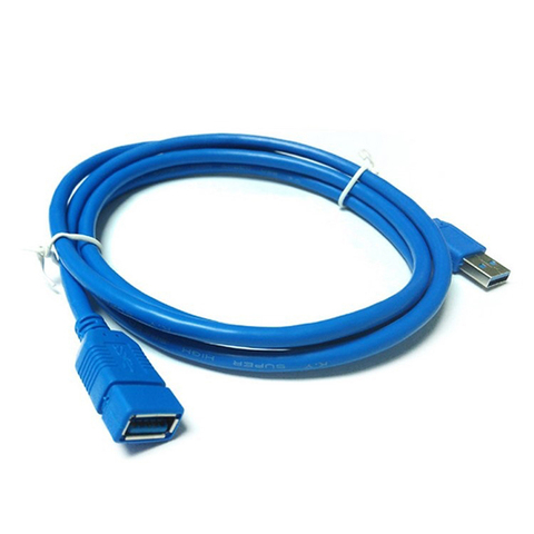 Cable de extensión USB 3,0, Cable de sincronización de datos macho a hembra, conector de Cable de velocidad rápida para ordenador portátil, Impresora PC y disco duro ► Foto 1/4