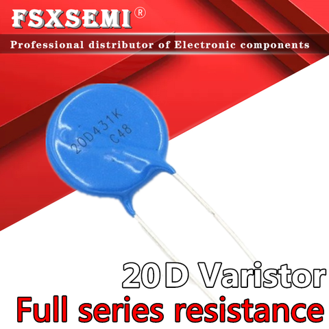 10 Uds 20mm Varistor 20D270K 20D271K 20D301K 20D330K 20D331K 20D361K 20D390K 20D391K 20D431K 20D470K 20D471K ► Foto 1/4