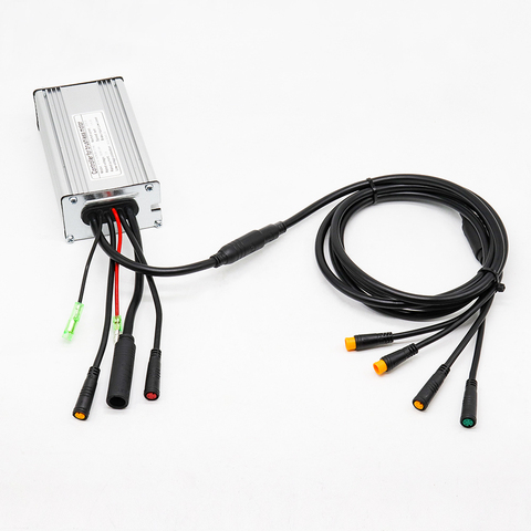 Conector impermeable Ebike controlador 36V 48V 48V 500W controlador bicicleta eléctrica 22A 9 Mosfet Compatible KT LCD4 LCD5 pantalla ► Foto 1/6