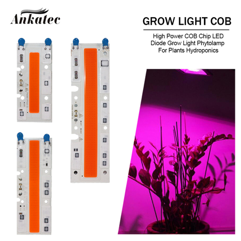Lámpara LED para cultivo de plantas COB chip de espectro completo para plantas de interior, diodo para invernadero y crecimiento de flores, AC 220V 110V 30W 50W 70W ► Foto 1/6