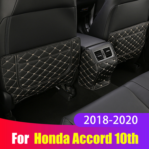 Fundas de asiento de coche protectores de asiento de cuidado de espalda Anti-kick Pad funda para niños tapetes para Honda Accord 10th 2022, 2022 ► Foto 1/6